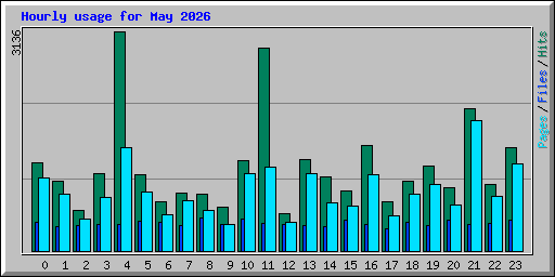 Hourly usage for May 2026